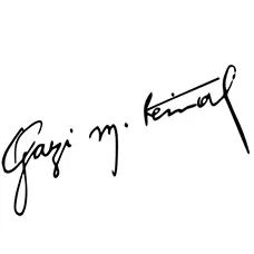 AKSESUAR Sticker G,m,kemal İmzalı Beyaz - Siyah