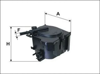 FİLTERSCO Mazot Filtresi 307 Partner C3 Tepee (1,6 Hdi)