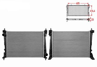 MOTORTEC Doblo 3 Brava 2 Grande Punto Radyatör 1,3 Mtj 1,6