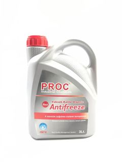 PROC Antifiriz 3lt (kırmızı)