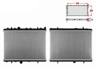 SWAPP Radyatör 301 1,6 Hdi Fan Ayaksız