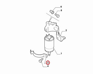 TOFAŞ Mazot Filtresi Braket Grande Punto - Fiorino - Linea (1,3 Mjt )