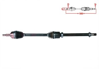VEKA Ön Aks Sağ Mgn Iv (k9k-euro6) <otomatik>