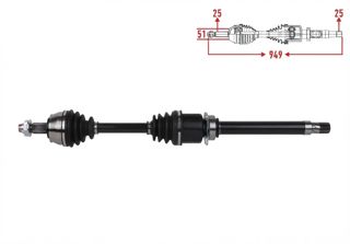 VEKA Ön Aks Sağ Fiorino (1,3 ) Otomatik